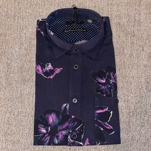 Ted Baker floral button down shirt